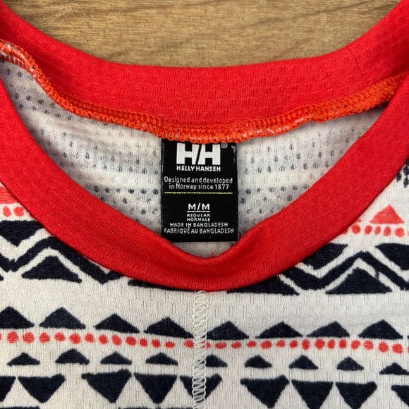 Helly Hansen LIFA Active Graphic Crew Base Layer Long Sleeve Melt Down Bricks - Picture 5 of 10